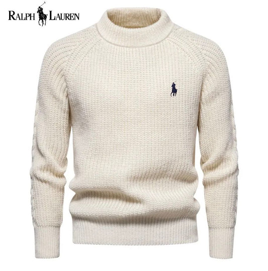 R&L – Katoenen Trui met Ronde Hals